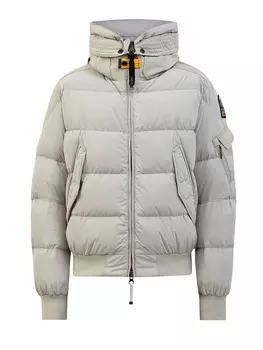 Пуховый бомбер Wilmont из стеганого нейлона micro reps с патчем