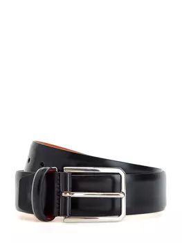 Ремень из гладкой кожи с яркой внутренней поверхностью