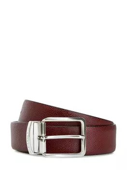 Ремень из текстурной кожи с литой пряжкой