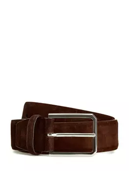 Ремень ручной работы из бархатистой замши