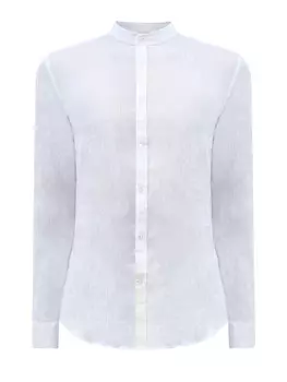 Рубашка из дышащей льняной ткани с регулируемыми рукавами