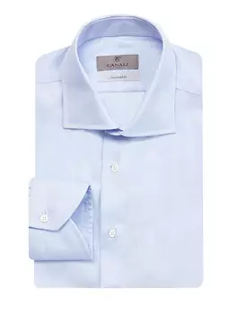 Рубашка из гладкого поплина с принтом в клетку