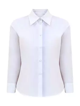 Рубашка из хлопкового поплина organic с укороченными рукавами