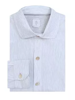 Рубашка из коллекции Platinum с узором в тонкую полоску