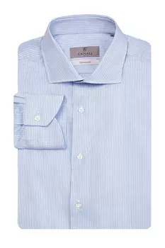 Рубашка из поплина Impeccabile с микро-принтом