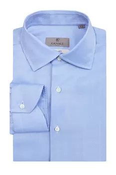 Рубашка Modern Fit из хлопковой саржи Impeccabile