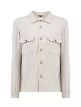 Рубашка в стиле sprezzatura из льняной ткани