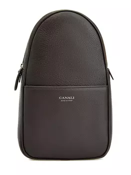 Рюкзак-crossbody из крупнозернистой кожи с регулируемым ремнем