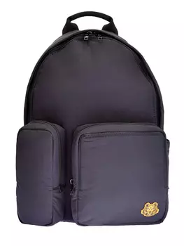 Рюкзак из нейлона с асимметричными карманами