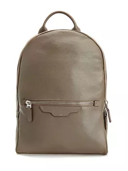 Рюкзак в городском стиле из матовой крупнозернистой кожи