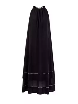 Сарафан из легкого хлопка с ювелирными цепочками Punto Luce