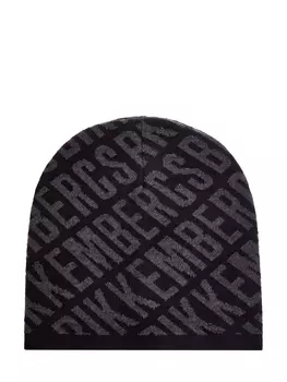 Шапка из эластичной пряжи с узором all-over