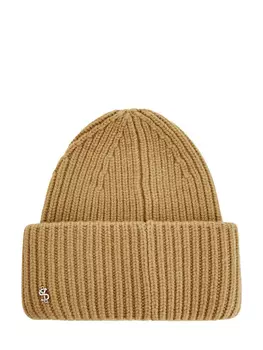 Шапка из кашемировой пряжи с литой символикой