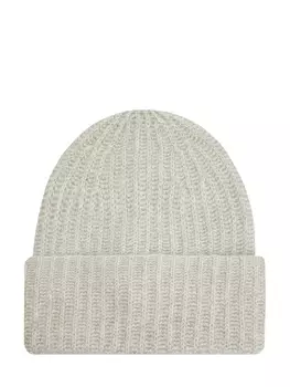 Шапка из мягкого кашемира и шелка с отворотом