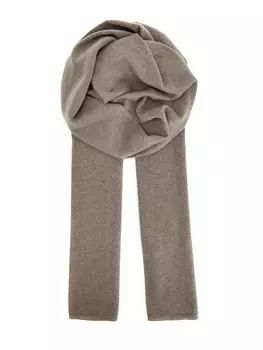 Шарф ручной вязки из шерстяной и кашемировой пряжи