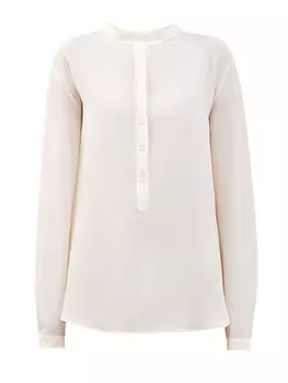 Шелковая блуза Eva с застежкой на пуговицы