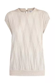 Шелковая блуза с клеткой аргайл из Монили