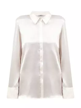 Шелковая блуза с ювелирными цепочками Punto Luce