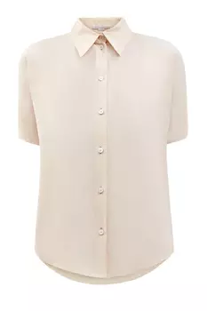 Шелковая блуза Susan с асимметричным нижним краем