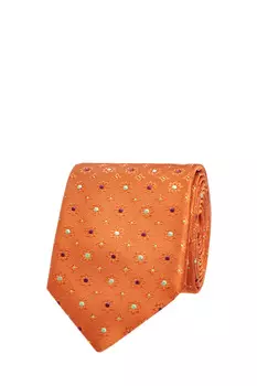 Шелковый галстук с фактурной отделкой