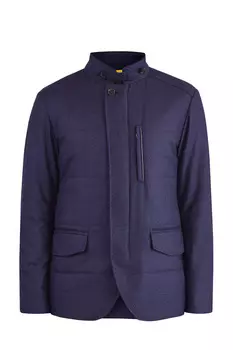 Шерстяная куртка-блейзер в классическом стиле с защитой от воды