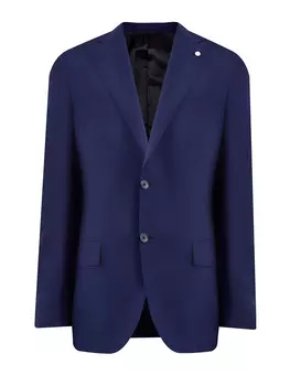 Шерстяной пиджак ручной работы в классическом стиле