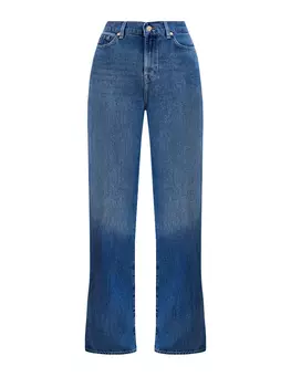 Широкие джинсы Scout Dream из лиоцелла с нашивкой