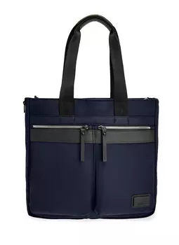 Шоппер Lights из влагозащитного нейлона с кожаными деталями