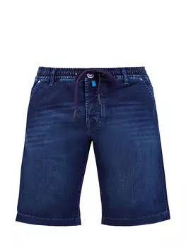 Шорты из хлопкового денима с застежкой на пуговицы