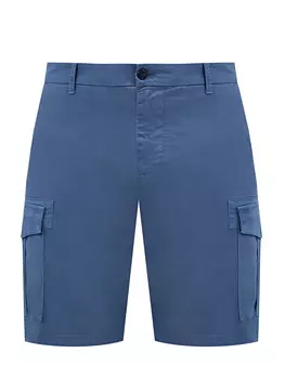 Шорты из хлопкового габардина с макро-карманами