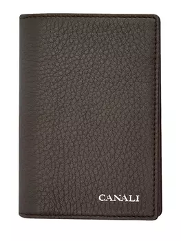 Складной картхолдер из матовой крупнозернистой кожи