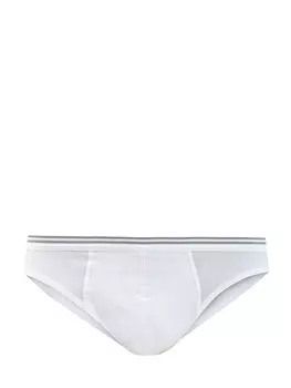 Слипы из хлопка с эластичным поясом в полоску