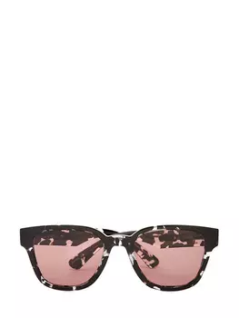 Солнцезащитные очки Havana Black Crystal в квадратной оправе