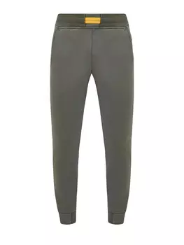 Спортивные брюки-джоггеры Collins с нашивкой и лентой грогрен