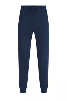 Спортивные брюки-джоггеры из кашемира в серо-синем оттенке