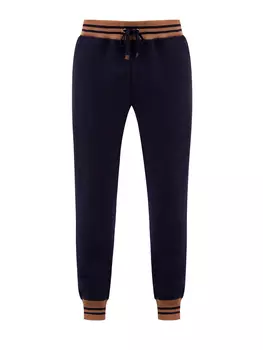 Спортивные джоггеры из шерсти с контрастной отделкой