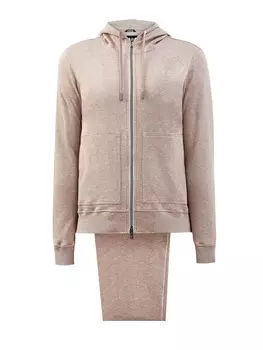 Спортивный костюм ручной работы из меланжевого хлопка