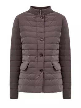 Стеганая куртка Aisha из матовой микрофибры с пуховым утеплителем