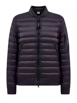 Стеганый пуховик из влагозащитного нейлона D.D.Shell с линзой