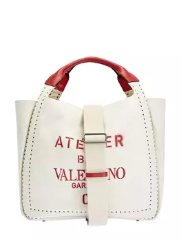 Сумка Atelier Bag с трафаретным принтом и кожаной отделкой