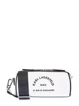 Сумка-дафл Rue St-Guillaume из матовой кожи в белом цвете