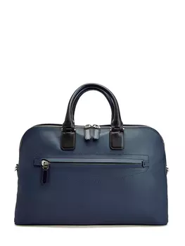 Сумка для ноутбука из окрашенной вручную гладкой кожи