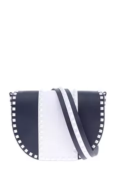 Сумка Free Rockstud из кожи с контрастной полосой и заклепками