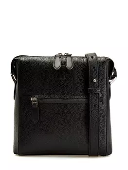 Сумка из крупнозернистой кожи с плечевым ремнем