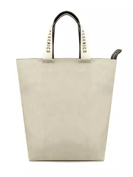 Сумка из льна и кожи с ювелирными деталями Punto Luce