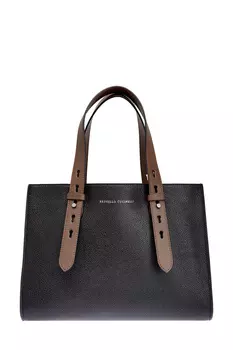 Сумка из зернистой телячьей кожи Texture с цепочкой Мониль