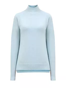 Свитер из шерсти, шелка и кашемира с ювелирной деталью Punto Luce