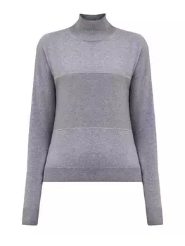 Свитер из шерсти, шелка и кашемира с ювелирными цепочками