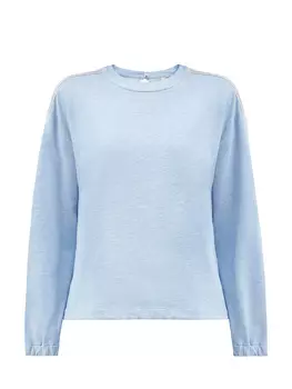 Свитшот из мягкого хлопка с деталями Precious Weavings