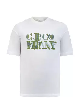 Свободная футболка из мягкого хлопкового джерси с принтом